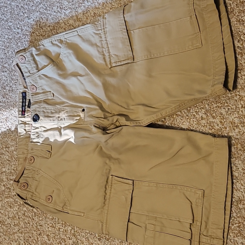 Khaki Cargo Shorts